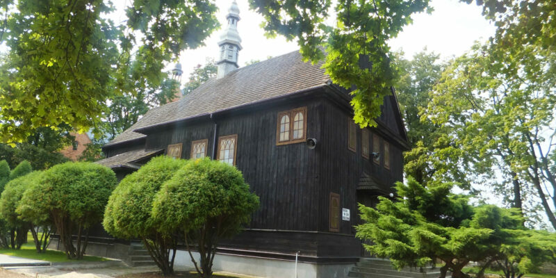 1. Kościół modrzewiowy.(fot. Alicja Mężyk)